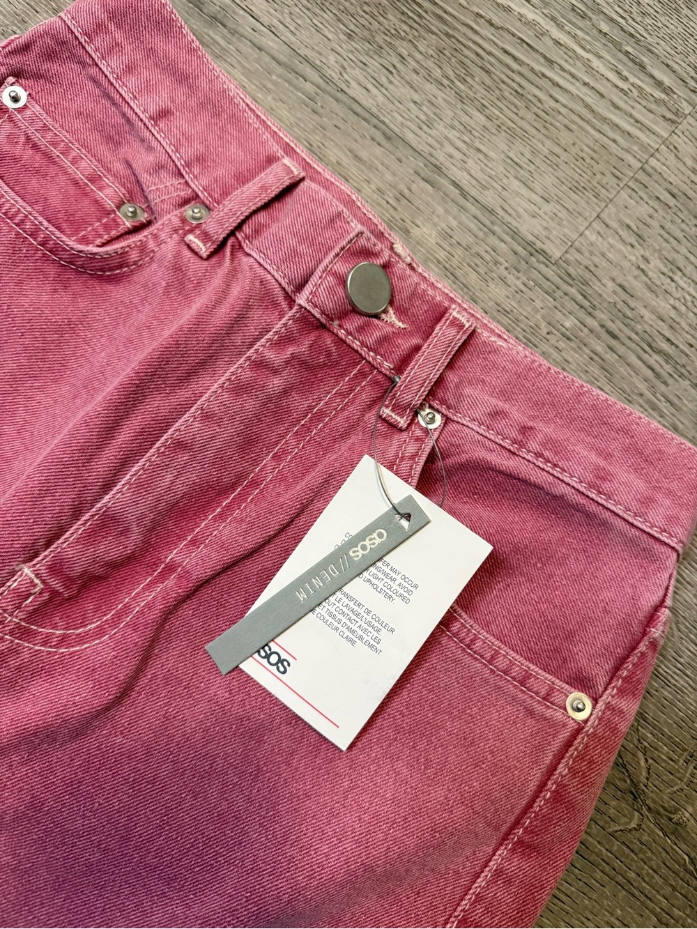 •ASOS• HIGH RISE STRAIGHT JEANS - Picture 6 of 6